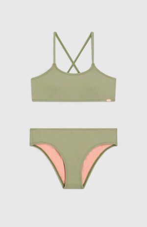 O'Neill Bustier-Bikini ESSENTIALS BRALETTE BIKINI SET mit festen Trägern