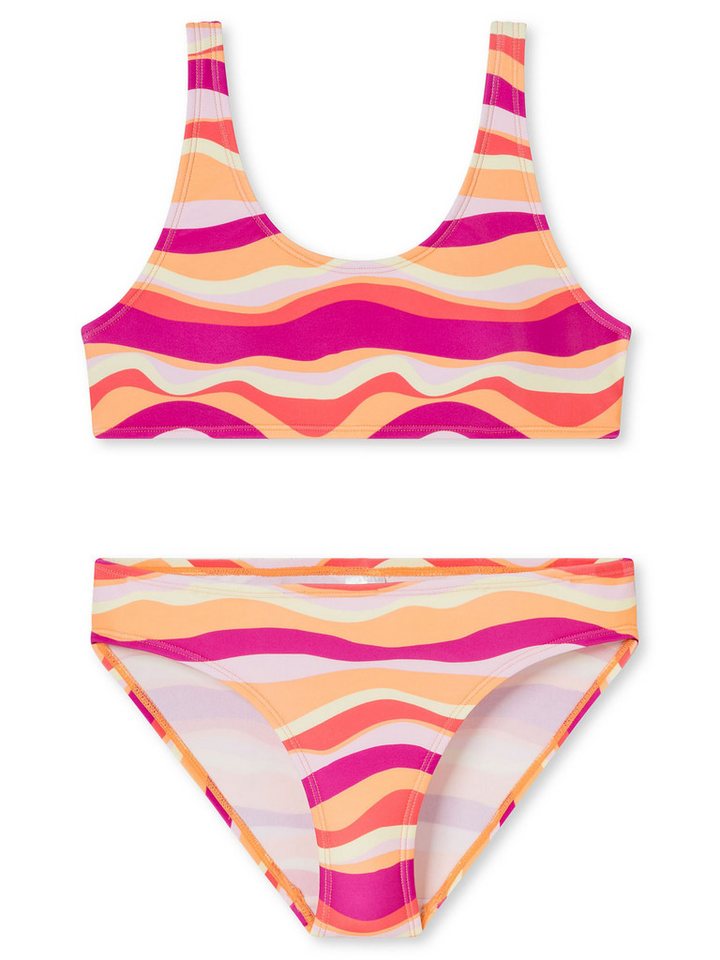 Schiesser Bustier-Bikini Aqua Teens (2-St) Sport‑Bikini