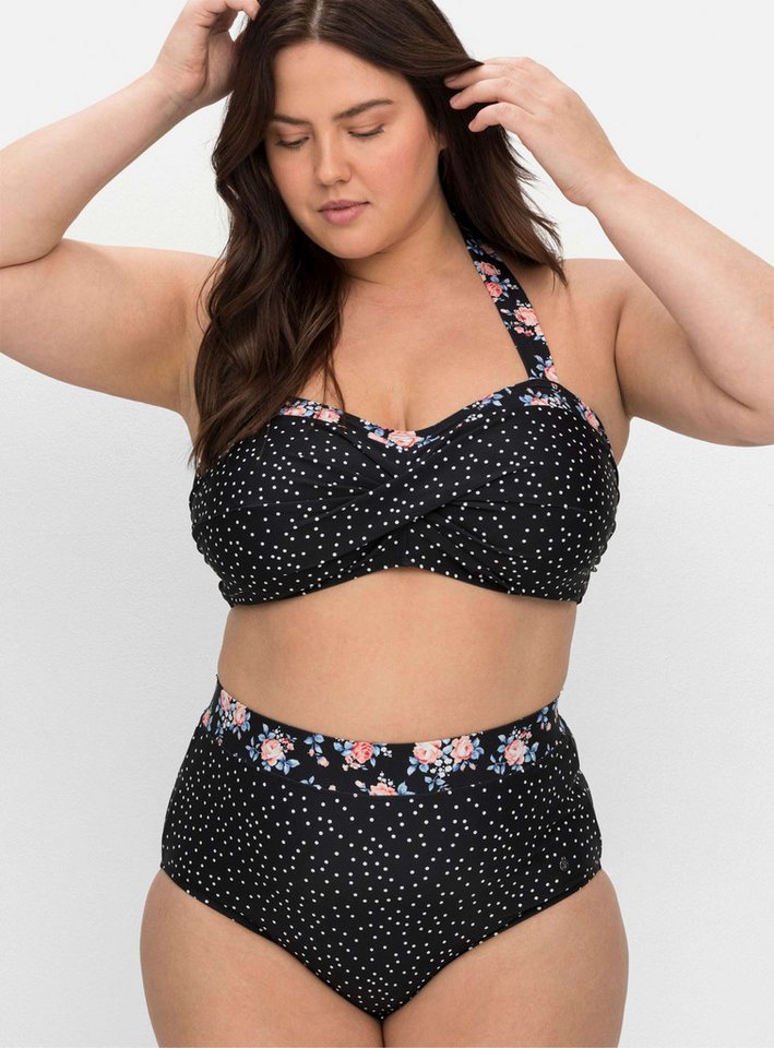 Sheego Bügel-Bikini Bandeau-Bikini-Top