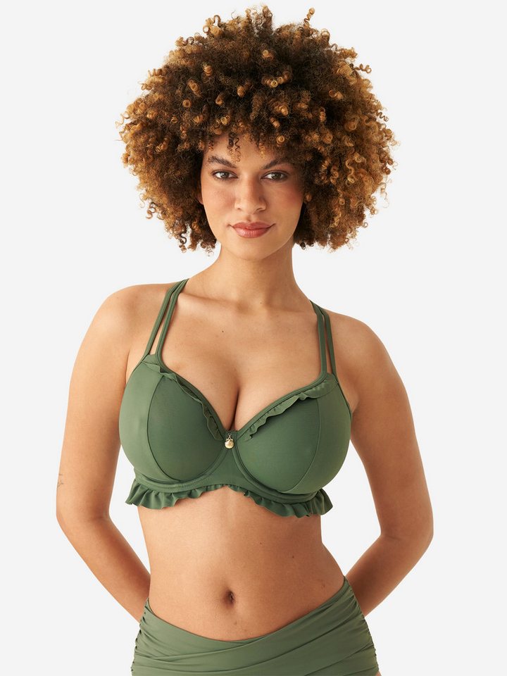 SugarShape Bügel-Bikini-Top VALENCIA (BIKINI-TOP) Demi-Bikini unwattiert