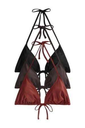 The Set Triangel-Bikini-Top The Set Triangel-Bikinitops zum Binden