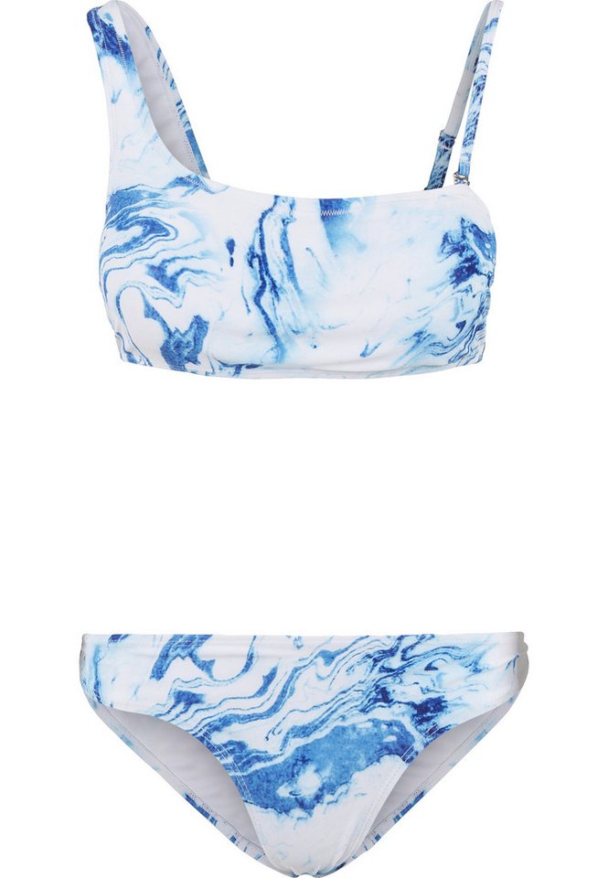 URBAN CLASSICS Bügel-Bikini Urban Classics Damen Ladies Asymmetric Tank Top Bikini