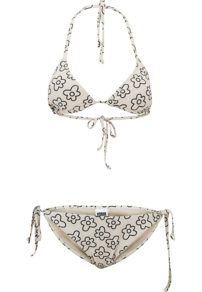 URBAN CLASSICS Bügel-Bikini Urban Classics Damen Ladies Triangle Pattern Bikini