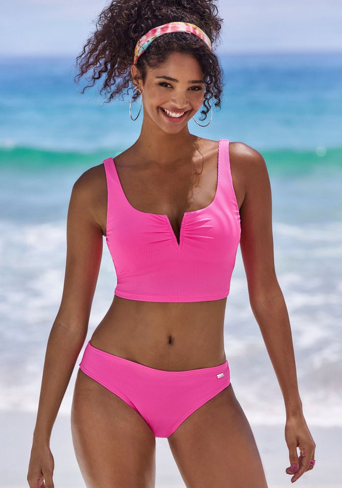 Venice Beach Crop-Bikini-Top Lucky