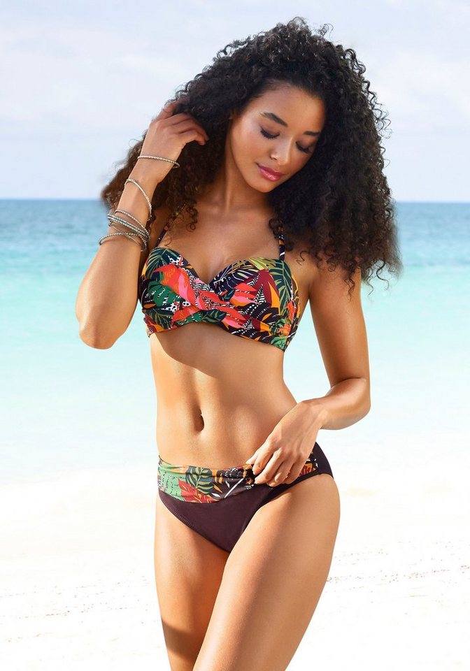 Vivance by Lascana Bügel-Bandeau-Bikini mit Wickeloptik