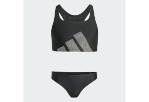adidas Performance Bustier-Bikini BIG LOGO KIDS BIKINI SET MIT C-FÖRMIGEM RÜCKEN (1-St)