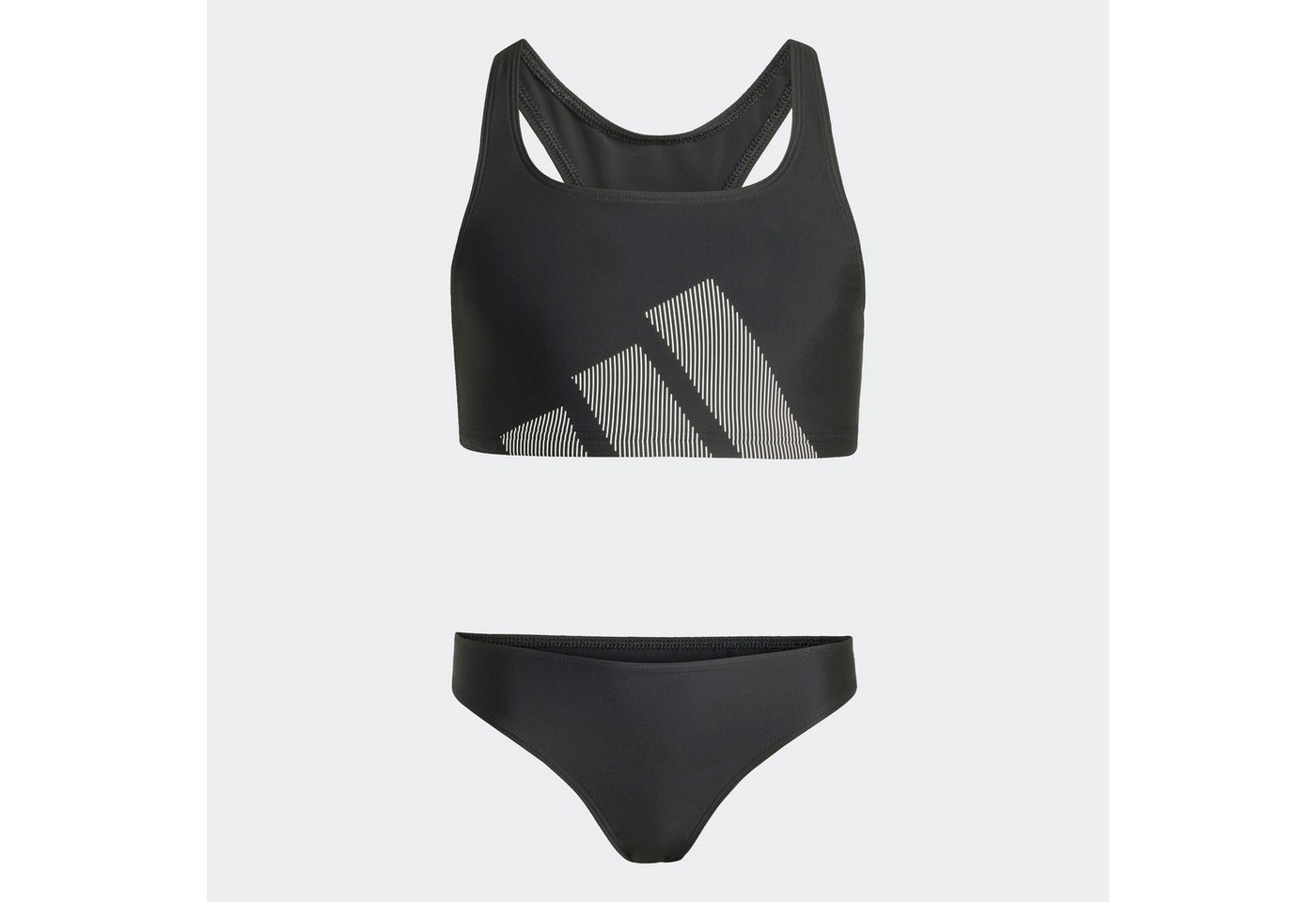 adidas Performance Bustier-Bikini BIG LOGO KIDS BIKINI SET MIT C-FÖRMIGEM RÜCKEN