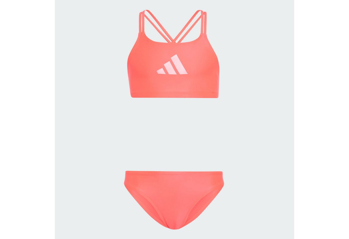adidas Sportswear Bustier-Bikini GLAM X-BACK KIDS BIKINI SET (1-St)